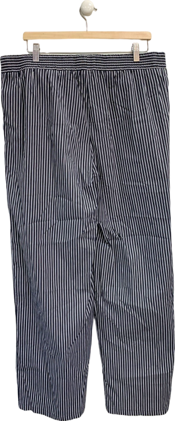 Lioness Black and White Pinstripe Trousers UK XXL