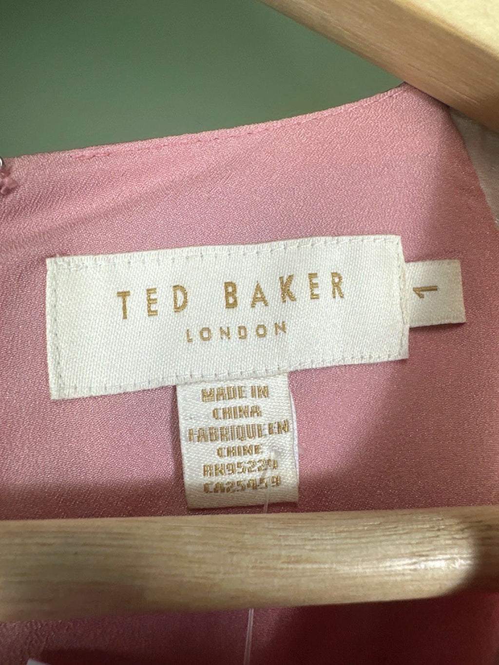 Ted Baker Pink Floral Maxi Dress UK 8