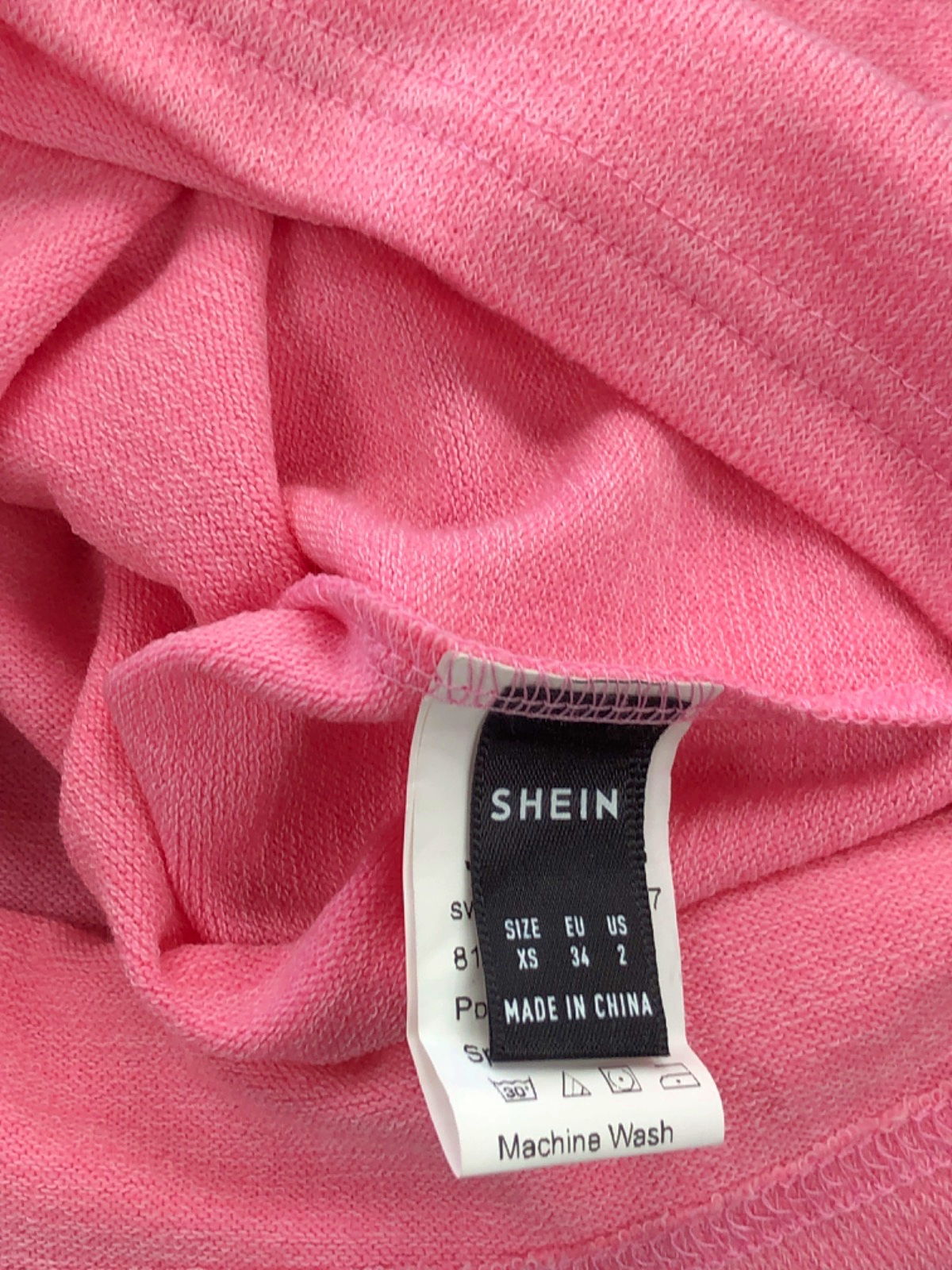 SHEIN Pink Sleeveless Dress UK XS