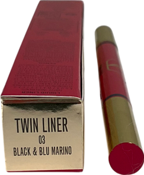 Valentino Beauty Twin Liner 03 Black & Blu Marino Liner 0.5ml pencil 0.1g