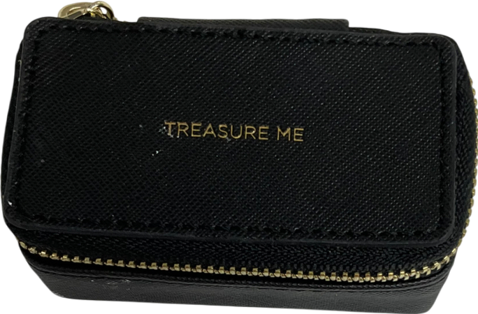 Estella Bartlett Treasure Me Tiny Travel Jewellery Box Black