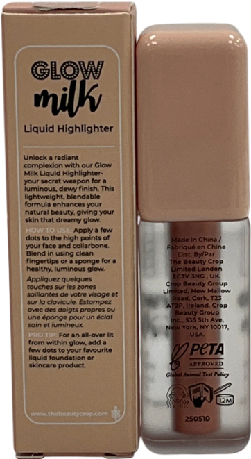 The beauty crop Glow Milk Liquid Highlight Rose Glow 4ml