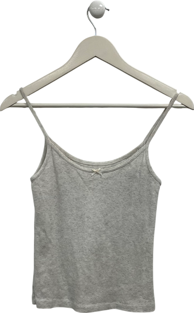 Brandy Melville Beige Skylar Tank Top UK S
