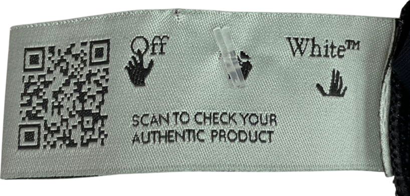 off white Black Mesh Logo Printed Athleisure T-shirt UK S