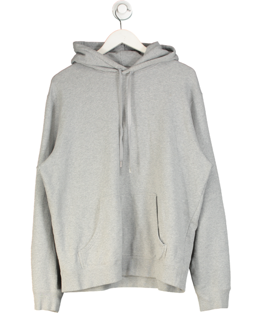 SUNSPEL Grey Loopback Hoodie UK L