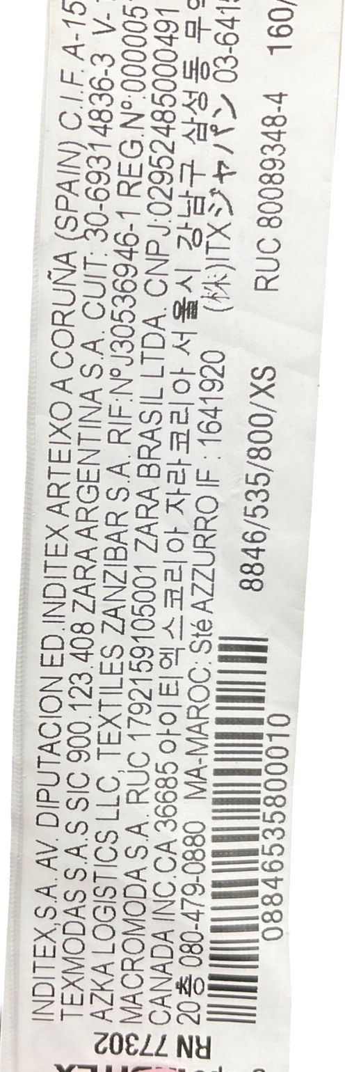 ZARA Black Mini Skirt With Fringe Hem UK XS