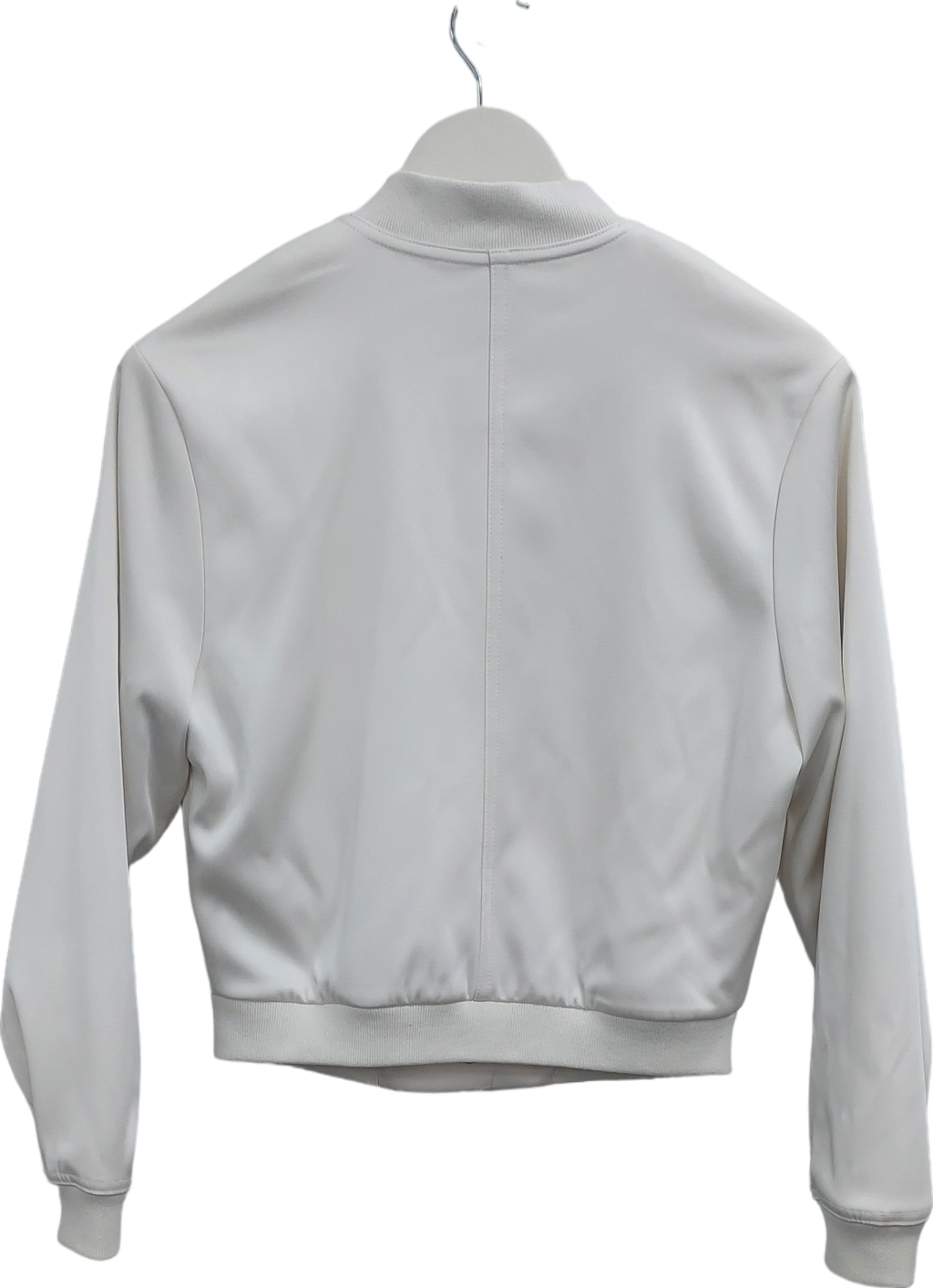 M&S Cream Bomber Jacket In Ivory UK 8