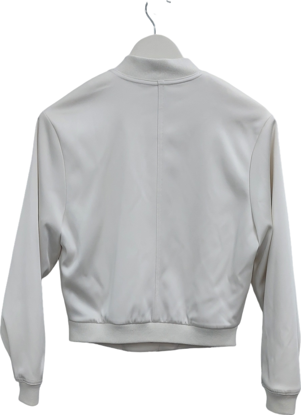 M&S Cream Bomber Jacket In Ivory UK 8