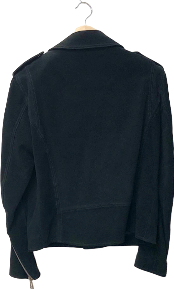Belstaff Black Suede Leather Biker Jacket UK 40 M/L