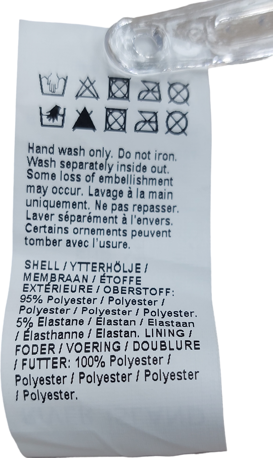 River Island Boujie Paris Metallic Sequin Top UK 6