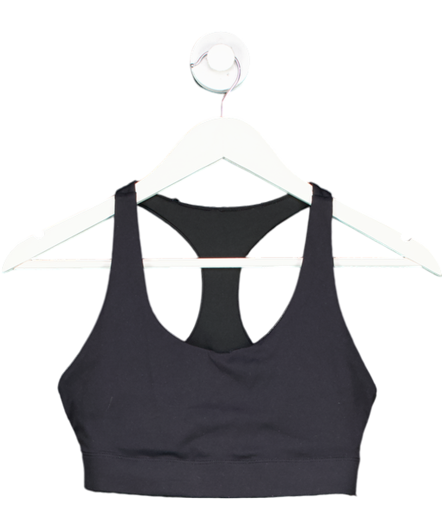 gym coffee Black Sports Bra UK XS