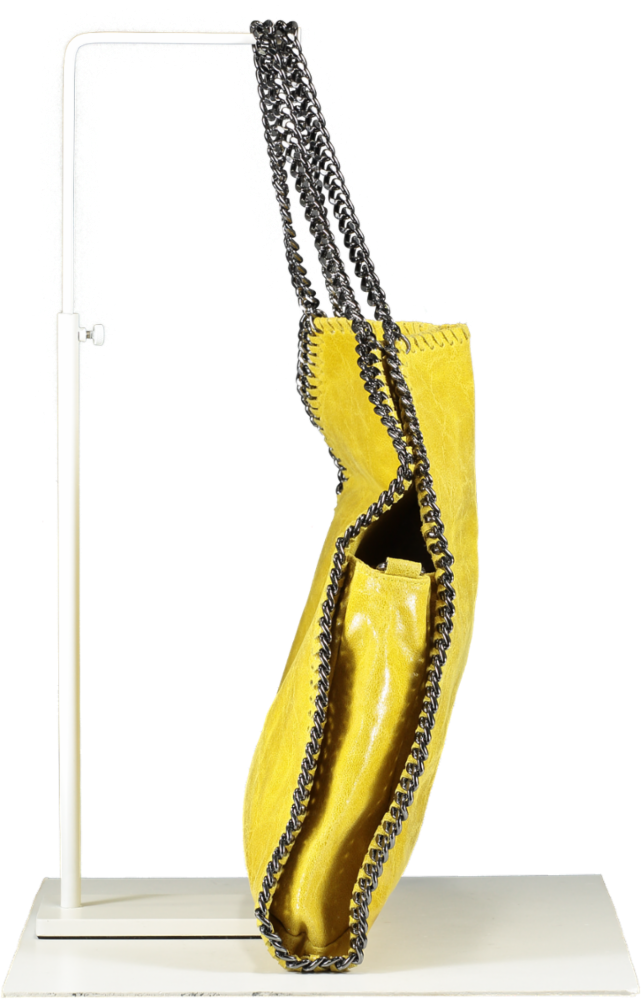 dias Yellow Classic Printed Canvas Tote One Size