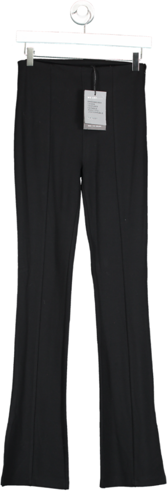 WAT. THE BRAND Black Split Hem Trousers UK 8