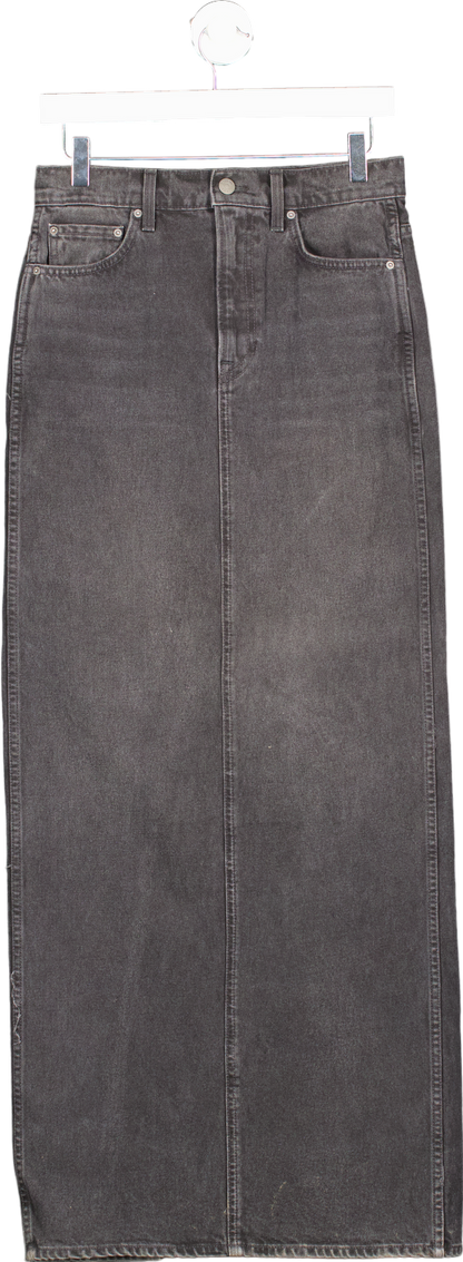 GRLFRND Grey Denim Pencil Skirt UK W26