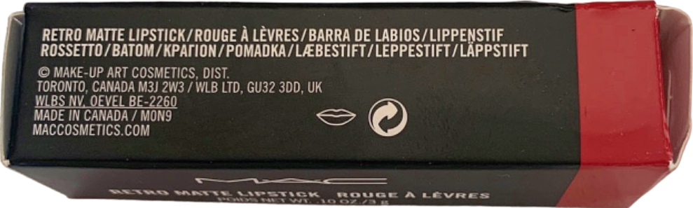 MAC Retro Matte Lipstick All Fired Up 3.8g