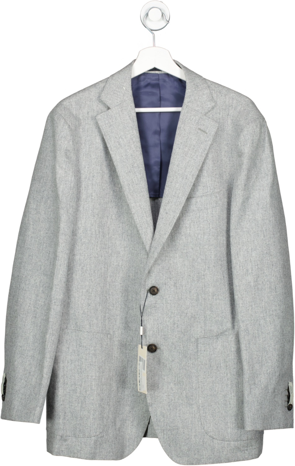 SUITSUPPLY Light Grey Wool Flannel Havana Blazer BNWT Sz44 UK XL