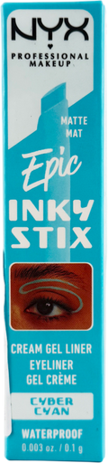 NYX Epic Inky Stix Cream Gel Eyeliner Cyber Cyan 0.1g