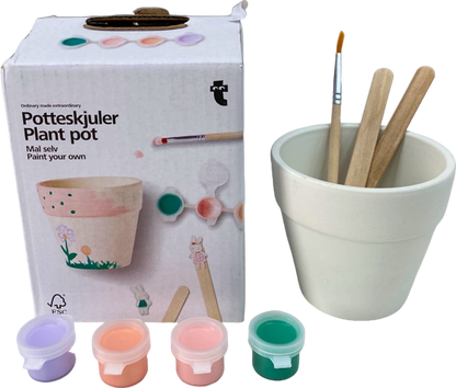 Tiger Potteksjuler Paint Your Own Plant Pot Set