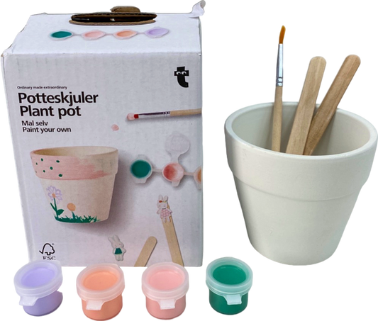 Tiger Potteksjuler Paint Your Own Plant Pot Set