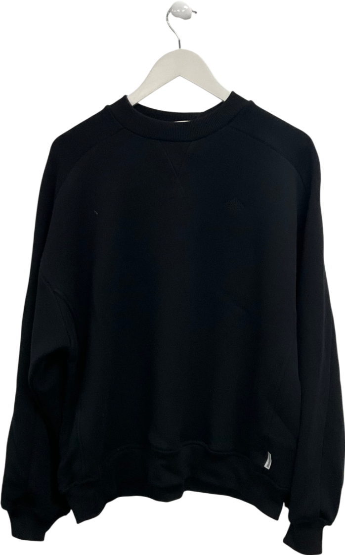 The Couture Club Black Embroidered Logo Sweater UK 10