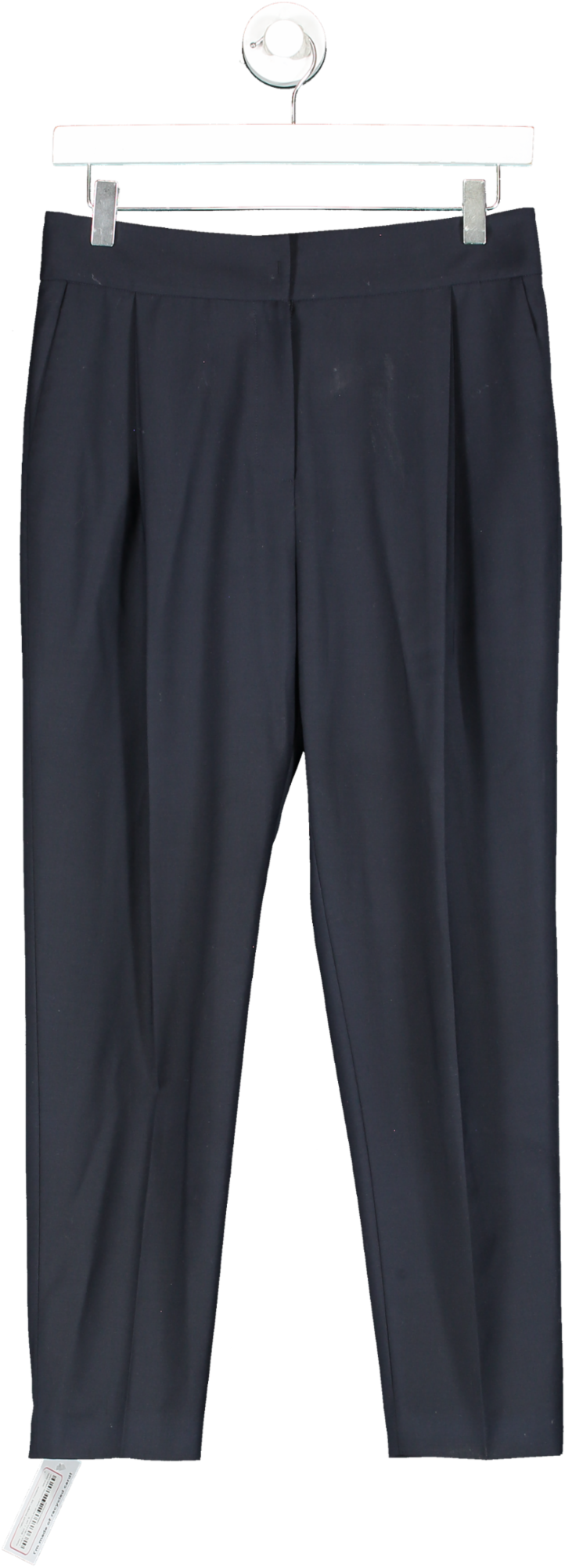 Kuho Blue Tailored Straight Leg Trousers UK S