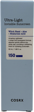 COSRX Ultra Light Invisible Sunscreen Spf 50 Pa++++ 50ml