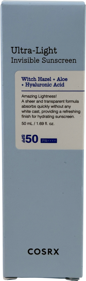 COSRX Ultra Light Invisible Sunscreen Spf 50 Pa++++ 50ml