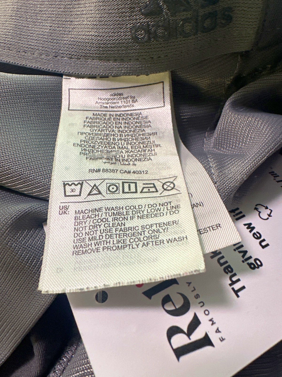 Adidas Grey Trousers UK W28 L32