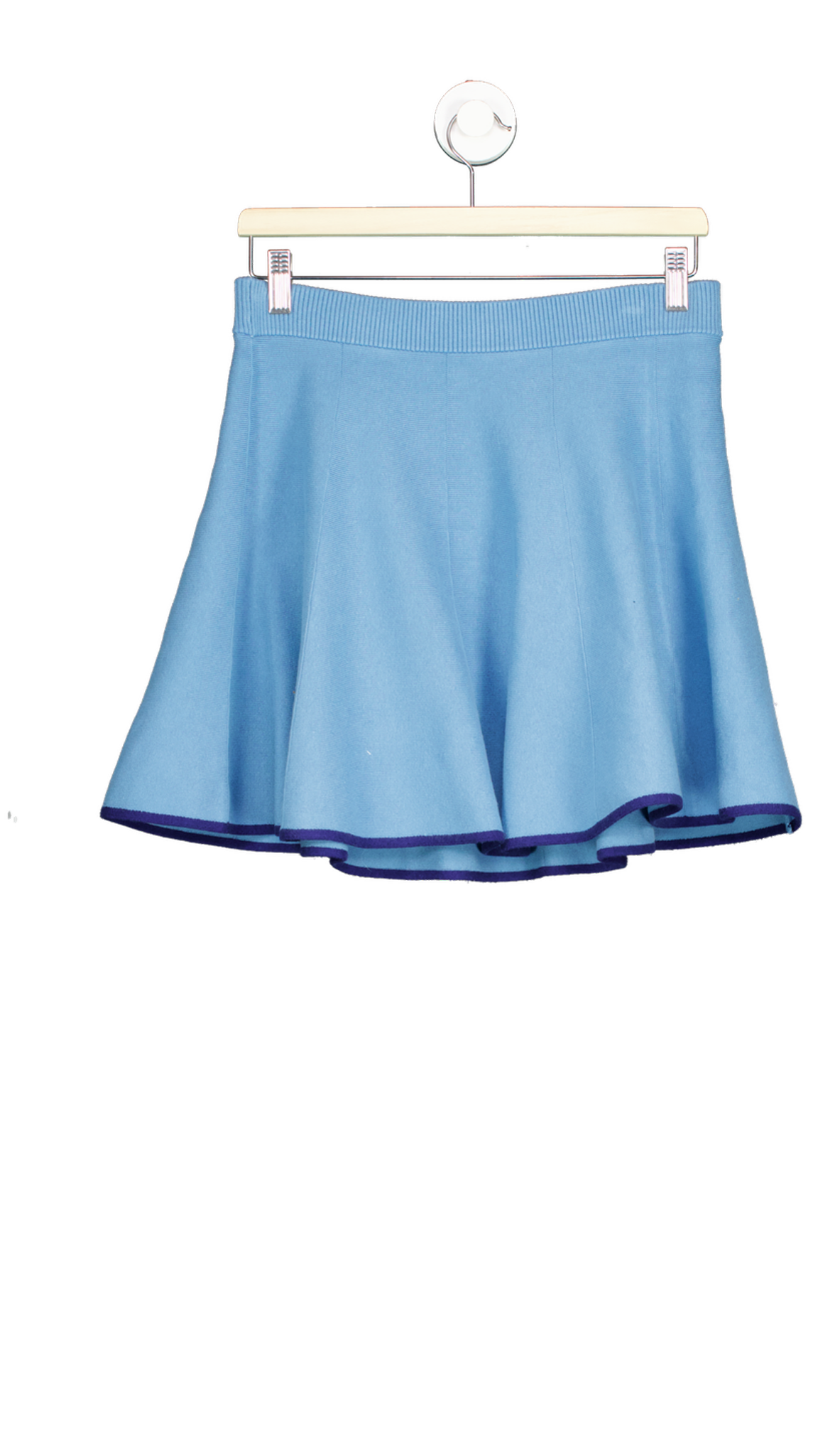 Free People Blue Flared Mini Skirt M