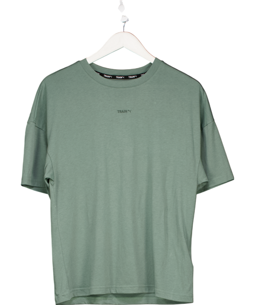 Puma Light Green Evolve Overszied T-shirt UK XS