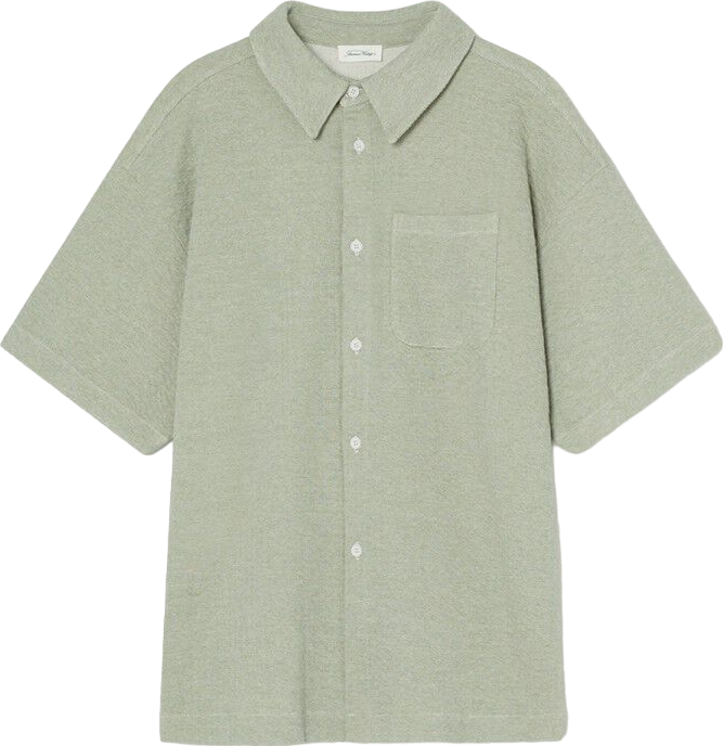 American Vintage Sage Green S/s Shirt UK S/M