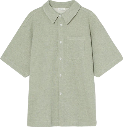 American Vintage Sage Green S/s Shirt UK S/M