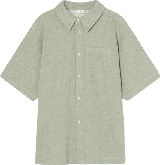 American Vintage Sage Green S/s Shirt UK S/M