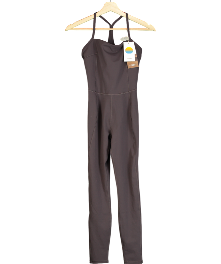 Vuori Brown Bondi Jumpsuit - Sangria UK XS