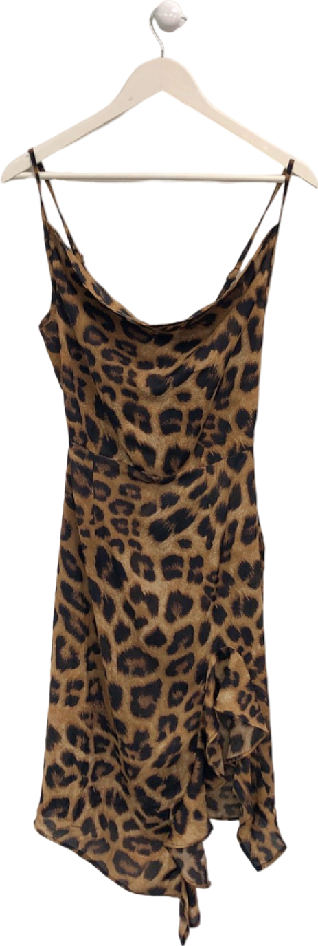 Naanaa Leopard Print Dress UK 6