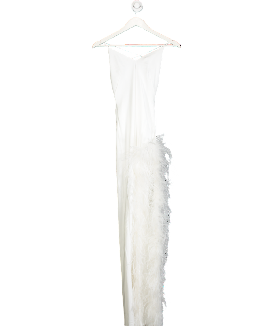 Melrose White Selina Dress - Pearl UK XS