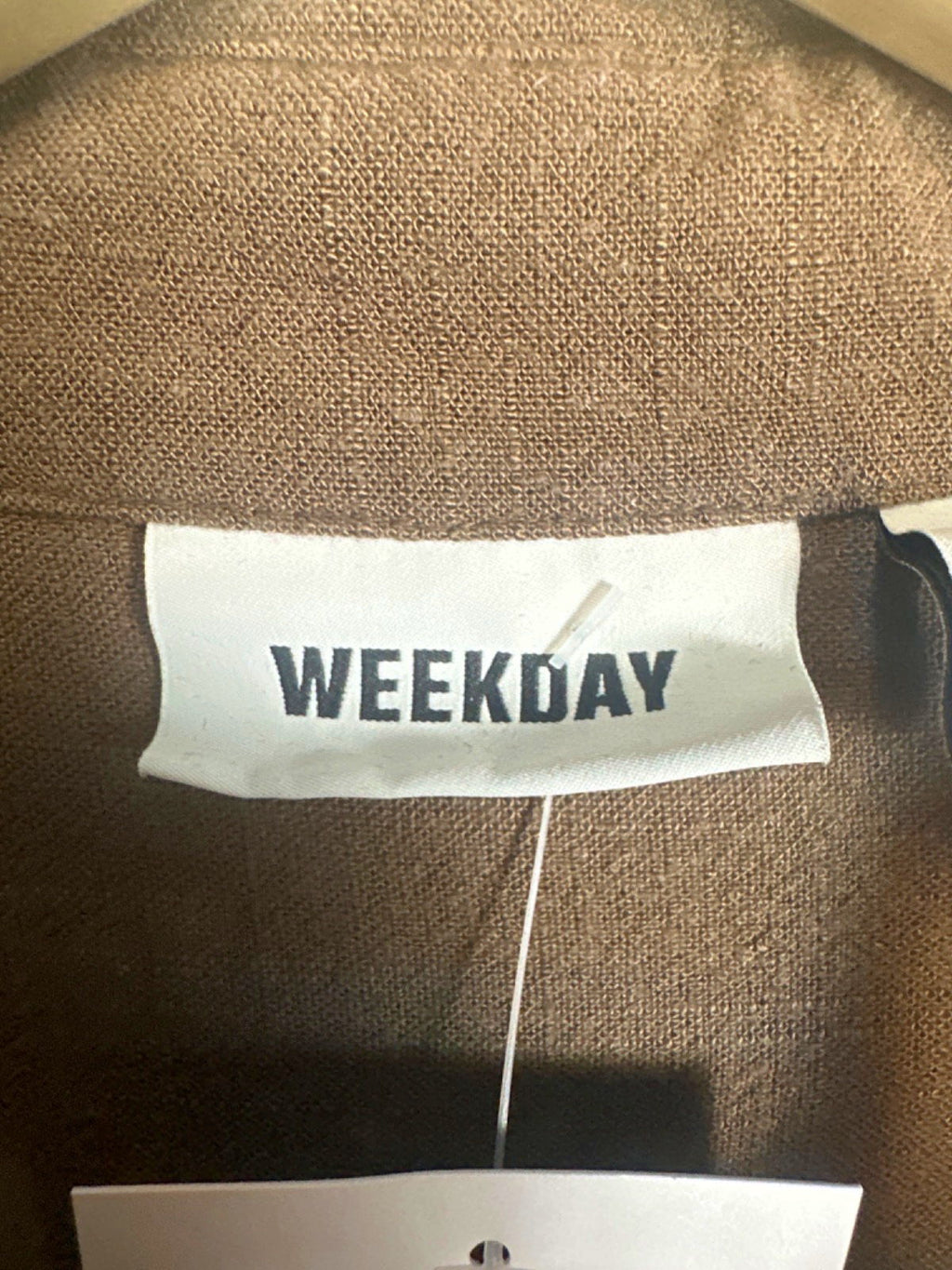 Weekday Brown Casual Shirt UK S