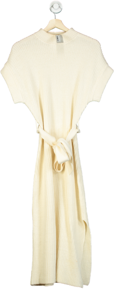 River Island Cream Knitted Dress XS