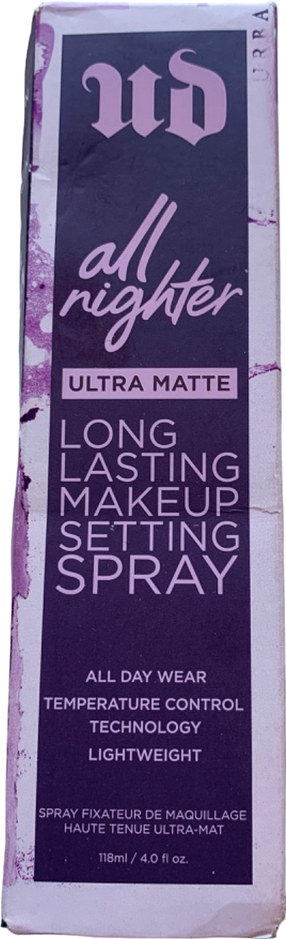 Urban Decay All Nighter Ultra Matte Long Lasting Makeup Setting Spray 118ml