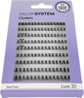 SALONSYSTEM Cluster Lashes Luxe 3d Short 153 lashes