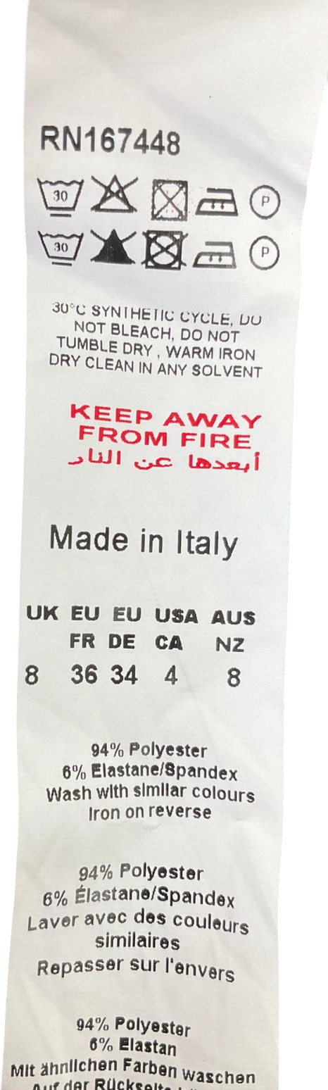 PrettyLittleThing Cream Ecru Faux Suede Seam Detail Column Maxi Skirt UK 8