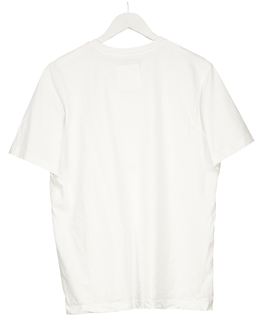Crew Clothing Company White Round Neck Tee UK L