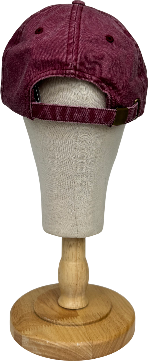 Mint Velvet Red Slogan Cap One Size