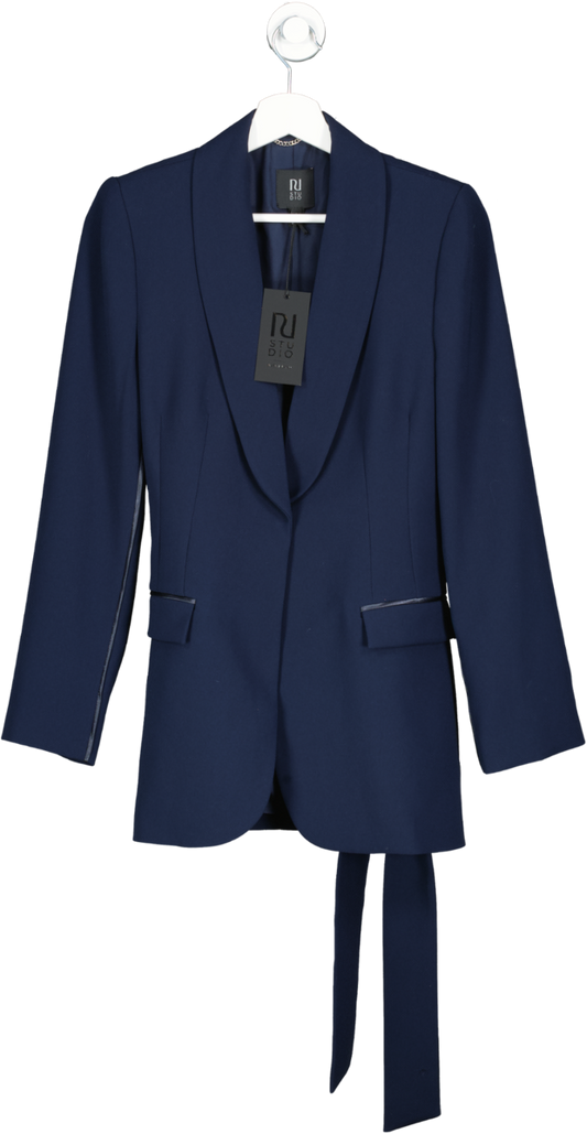 River Island Blue Tuxedo Blazer Jacket UK 6