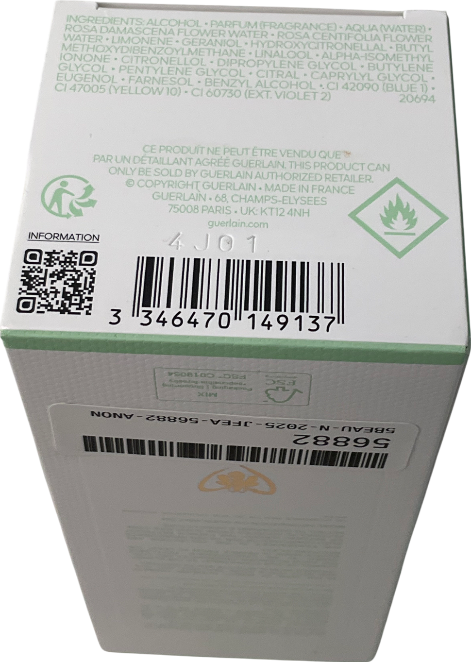 Guerlain Aqua Allegoria Rosa Verde Eau De Toilette Spray 125ml