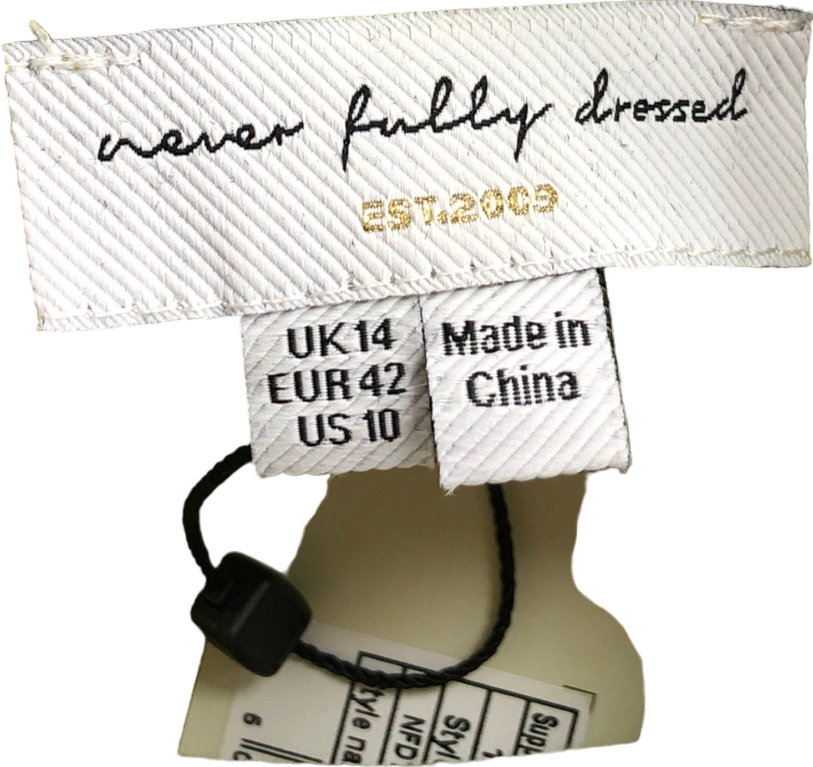 Never Fully Dressed Green Lime Miley Shirt UK 14