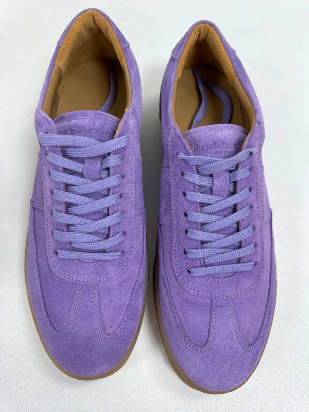 Russell & Bromley Lilac Bailey Suede Trainers EU 43