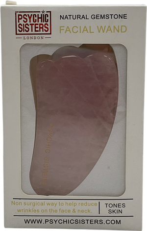 Psychic Sisters Rose Quartz Gua Sha Facial Wand One size