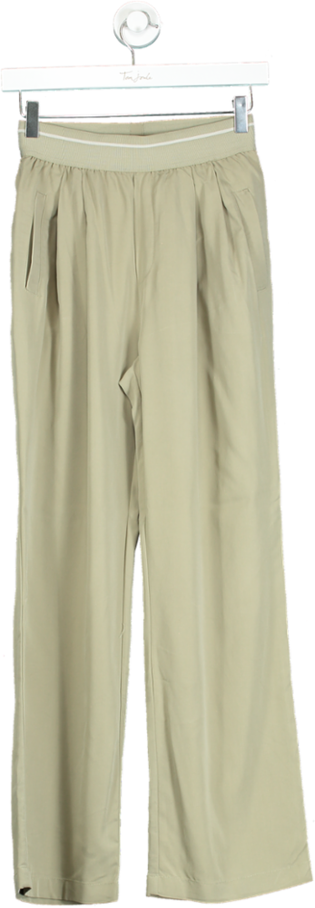 Varley Beige Riggs Loose Fit Pant Supersoft Twill UK XS