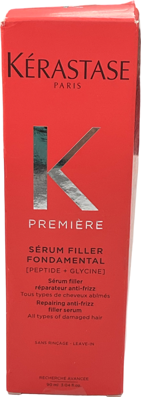 Kerastase Première Repairing Anti-frizz Filler Heat Protecting Hair Serum For Damaged Hair With Peptides And Glycine 90ml